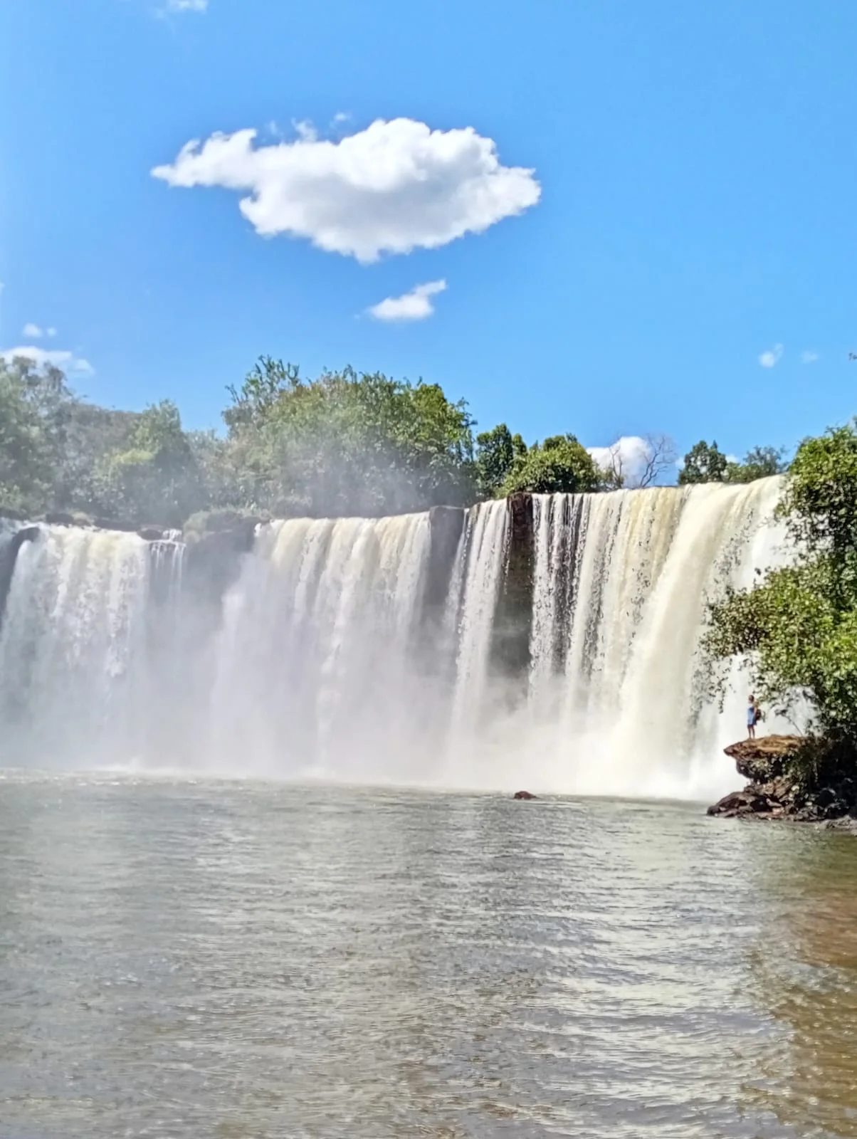 A cortina de água de São Romão.